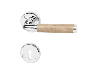 Trycke Habo A385 inkl nyckelskylt  ek/krom SB