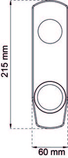 Täckskylt Habo 60 Svart            215x60mm SB