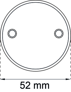 Täckbricka Habo 4265 Borstad       Aluminium SB