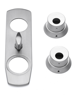 Vredskylt/cylinderbehör Habo       Borstad aluminium SB