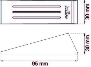 Dörrkil grå 97mm Habo SB