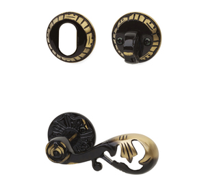 Trycke Habo A4472 Antik inkl. 11mm cylinder ring och vredsats