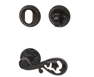 Trycke Habo A4472 Brunoxid inkl.   11mm cylinder ring och vredsats