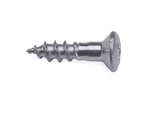 Träskruv 2 Habo 16mm 4-pack        Förnicklad SB