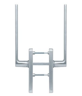 Skjutdörrshandtag Hoppe Los AngelesHS-M0642/419N-AS F41-R 75-80 PZ