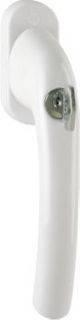 Handtag Hoppe Tokyo 0710S/U26 Rak  8x43mm RAL9010 vit