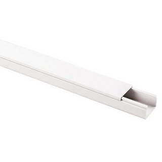 Kabelkanal 10x20x2100mm            vit, dubbelhäftande