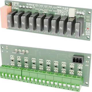 Avsäkringskort Milleteknik 10      utgångar rack 19
