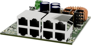 Utökningskort PoE Injector         Milleteknik 4p 1HE