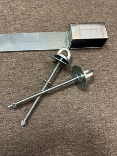 Låsbom 700mm Vänster Krom