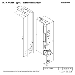 OLDA 37 HZA, typ 2 - automatisk    kantregel KIT