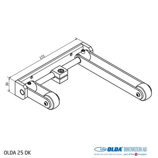 OLDA 25 DK / WT - dörrkoordinator  KIT