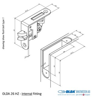 OLDA 26 HZA, typ 1 - automatisk    kantregel KIT