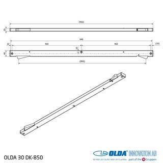 OLDA 30 DK / 850 GR -              dörrkoordinator KIT