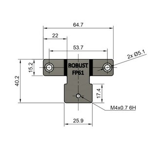 Fästjärn Robust FP61 2-pack