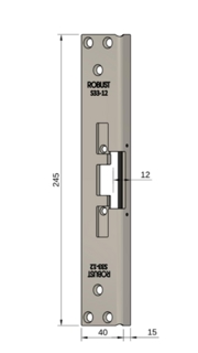Monteringsstolpe S33-12