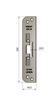 Monteringsstolpe S42-19
