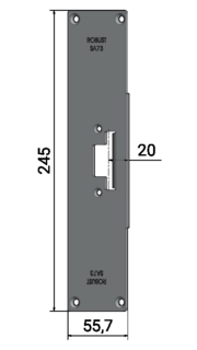 Monteringsstolpe SA73 anpassad för Sapa 2074 (100 & 300)