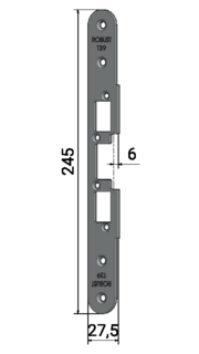 Monteringsstolpe T39 för Bl.a.     Schüco ADS inåtgående (200)