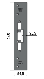 Monteringsstolpe Robust T63-65 anpassad för Schüco ADS 65 HD (200)