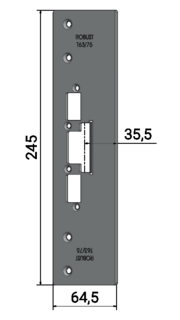Monteringsstolpe Robust T63-75 anpassad för Schüco ADS 75 HD (200)