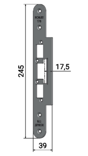 Monteringsstolpe T78 anpassad för  Wicstyle 77FP