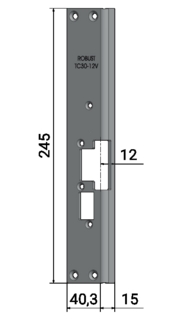 Monteringsstolpe Robust TC30-12V   Connect