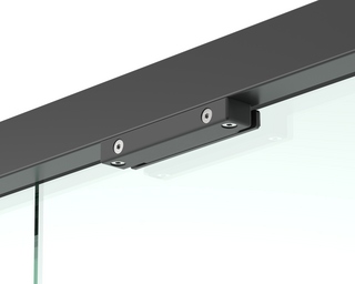 Dörrmagnet Roca för glasdörr       RG-595 (Svarteloxerad)