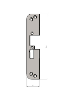 Montagestolpe Safetron SA50V-20
