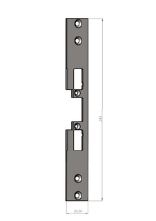 Monteringsstolpe Safetron SA95