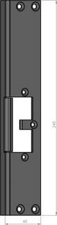 Monteringsstolpe Safetron SC30H-20 vinklad