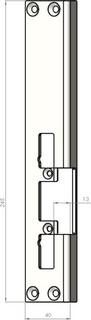 Monteringsstolpe Safetron SA83V
