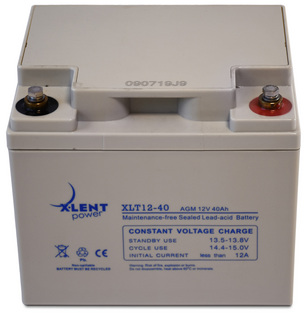 Batteri Xlent Power 12V 40AH (3-5  år)
