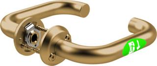 Nödutrymningsbeslag Exit ST17901-5 borstat mässing