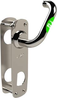 Nödutrymningsbeslag ST17932-L-2    blankt rostfritt stål vänster