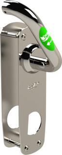 Nödutrymningsbeslag ST17933-R-2    blankt rostfritt stål höger