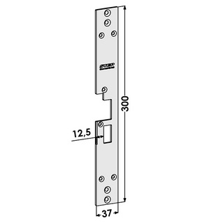Monteringsstolpe ST1801-B anpassad för Wicstyle 65 Evo, (STEP 18) H