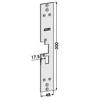 Monteringsstolpe ST1802-B anpassad för Wicstyle 75evo & 77FP. (Step18)