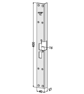 Monteringsstolpe ST1809-A plan för STEP 18 VÄNSTER