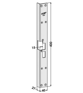 Monteringsstolpe ST1809-B plan för STEP 18 HÖGER