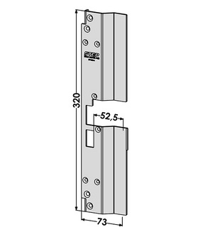 Monteringsstolpe ST1890-A anpassad för Schüco ADS 90 (Step 18 Vänster)
