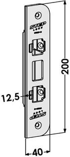 Mekaniskt slutbleck ST2007-12 för  300-serien
