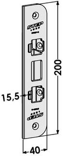 Mekaniskt slutbleck ST2007-15 för  300-serien