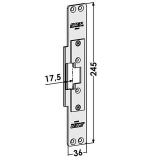 Monteringsstolpe ST3512 anpassad för Sapa 2060. (STEP 30)