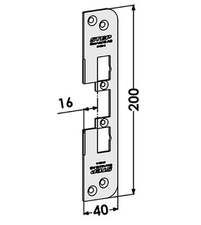 Monteringsstolpe ST4009-16 till    STEP 40 plan (1487-2)