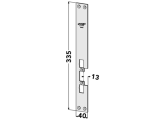 Monteringsstolpe ST4111V till STEP 40, 48,,90,98