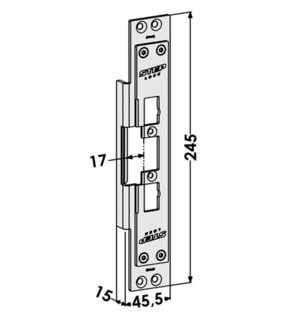 Monteringsstolpe ST4166 anpassad föför Schüco ADS65.NI (Step 40,90)