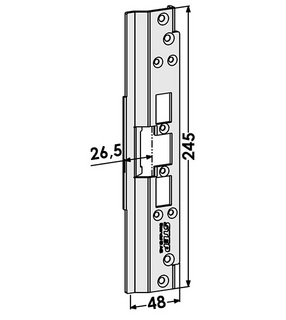 Monteringsstolpe ST6516 anpassad för Schüco ADS 65 HD (Step)
