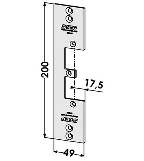 Monteringsstolpe ST9517 anpassad för Wicona 75 evo & 77FP (Step 92)