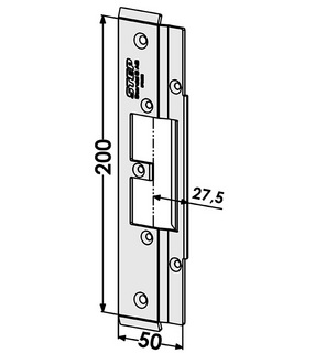 Monteringsstolpe ST9586 anpassad för Sapa 2086 , (STEP 92)